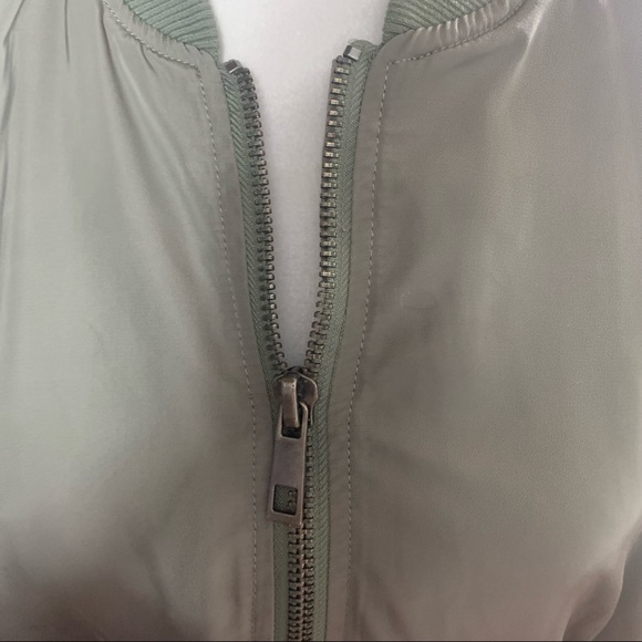 Ashley by 26 International Outerwear | Army Green Bomber Jacket | Sz S - Picture 8 of 13
